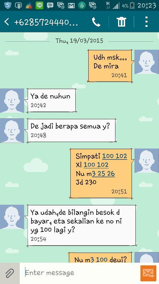 NO. REK. BRI 093401004593503 ALFINA MAULINE , NO HP 087744465527 PENIPU