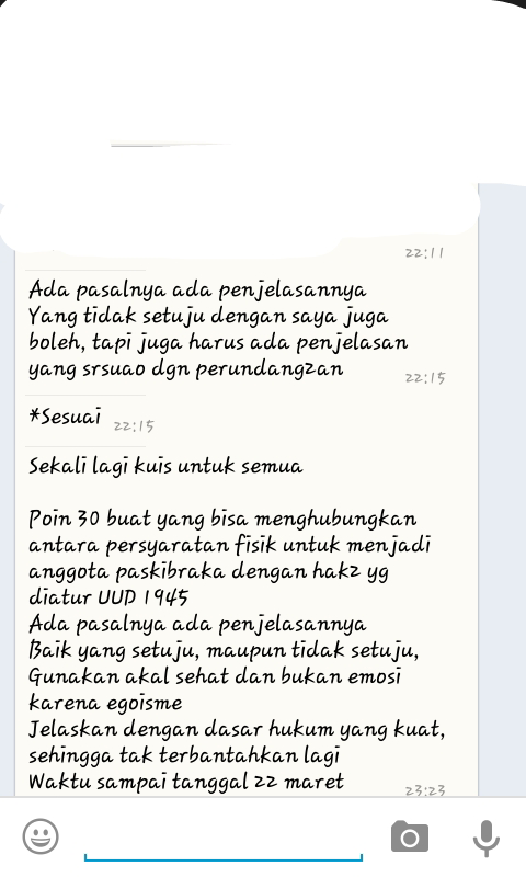 apakah seorang PASKIBRA harus mempunyai tubuh yg sempurna? tidak cacat?