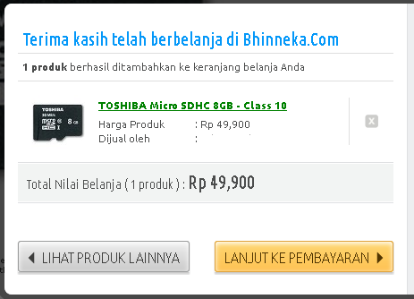 Kecewa dengan Seller Bhinneka Marketplace