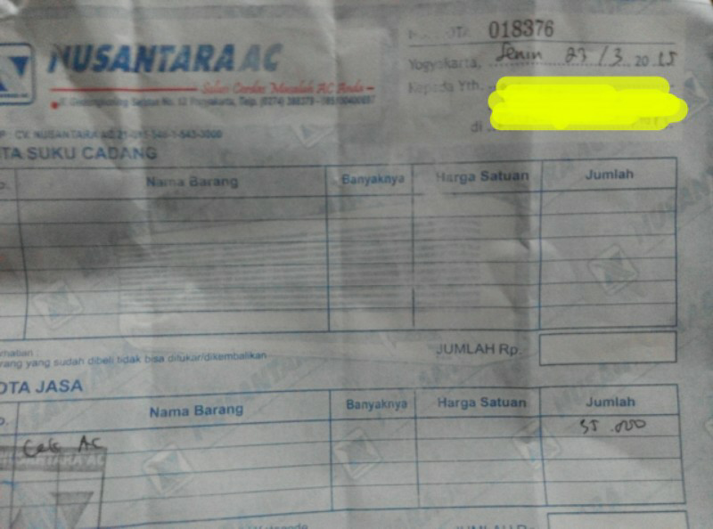 Raport merah NUSANTARA AC Jogja gan..