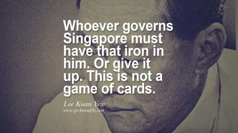 25 Kalimat yang Menginspirasi dari Lee Kuan Yew (Third World To First)