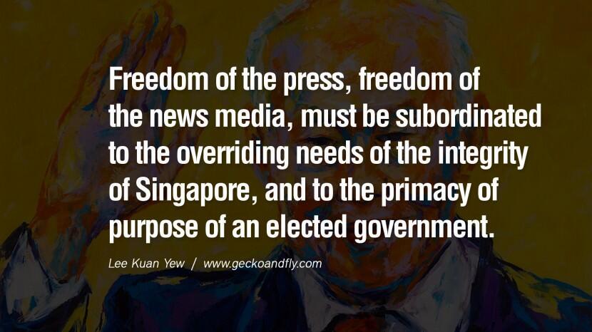 25 Kalimat yang Menginspirasi dari Lee Kuan Yew (Third World To First)