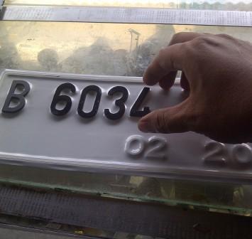 (Share) Usaha Pembuatan Plat Nomor Kendaraan