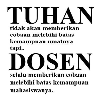 &#91;ASK&#93; Kenapa Mahasiswa/i itu harus mengerjakan tugas Resume/Ngeresume dari DOSEN ???