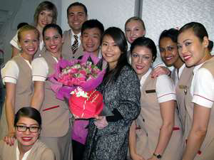 Romantis! Pilot Lamar Pramugari di Atas Pesawat
