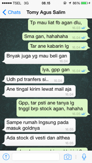 SURAT TERBUKA UNTUK PENIPU GOLD DN A/N TOMY AGUS SALIM
