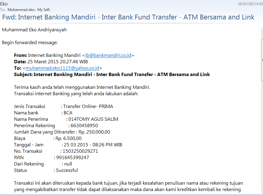 SURAT TERBUKA UNTUK PENIPU GOLD DN A/N TOMY AGUS SALIM