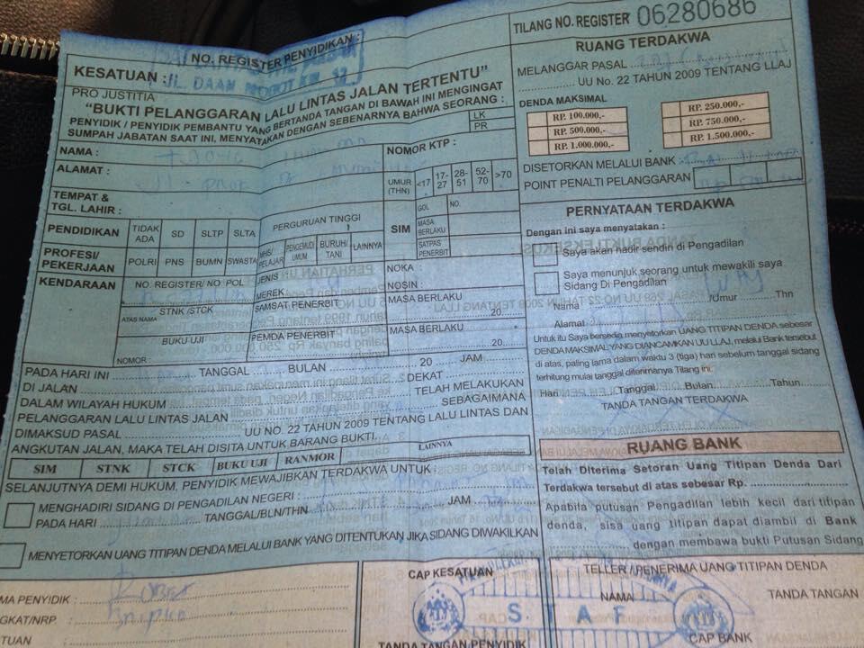 Huandra Ngaku Ditilang, Dipukul, dan Dimaki Secara Rasis oleh Polisi Ini