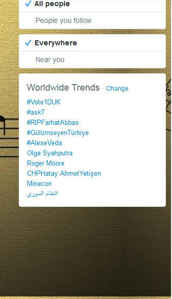 #RIPfarhatabbas Trending topic no 3 dunia