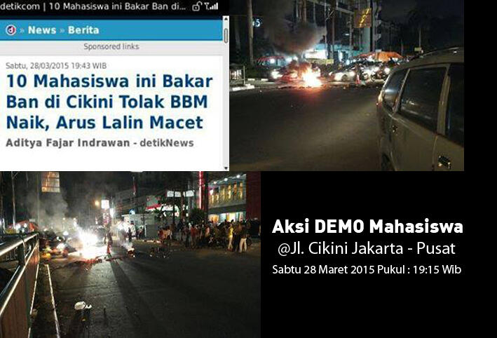 &#91;Gorong2 Penuh oleh PANASTAK&#93; Kenaikan Harga BBM Disambut Aksi Demo