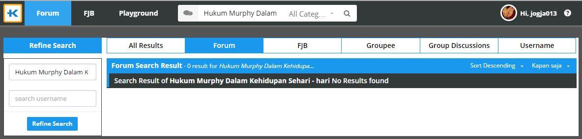 Hukum Murphy Dalam Kehidupan Sehari - hari