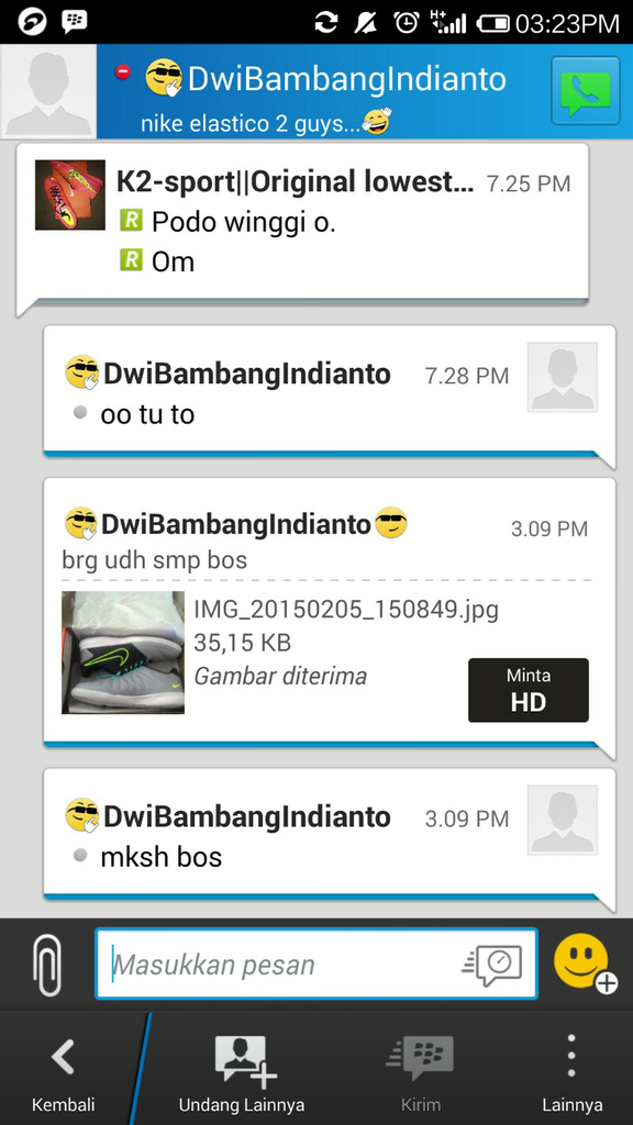 kumpulan testing elasgat n kalijagasport