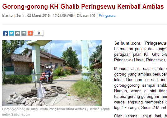 &#91;Pertanda Apa Ini ?&#93; Fenomena Gorong-Gorong Amblas di Berbagai Kota di Indonesia