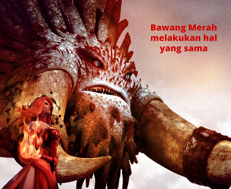 Legenda Bawang Merah dan Bawang Putih (Demen DotA Masuk - Komik Sotosop)