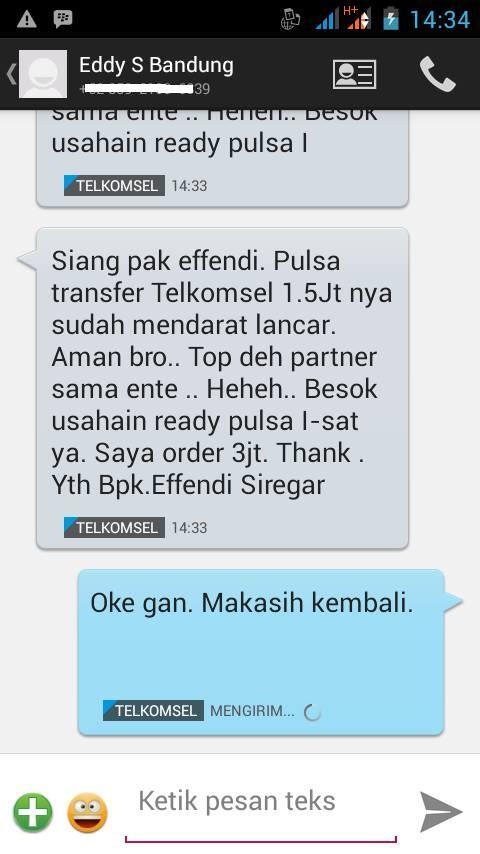 Jual/Beli Spesialis Pulsa Transfer ALL OPERATOR (GSM ONLY) Trusted Recom Best seller
