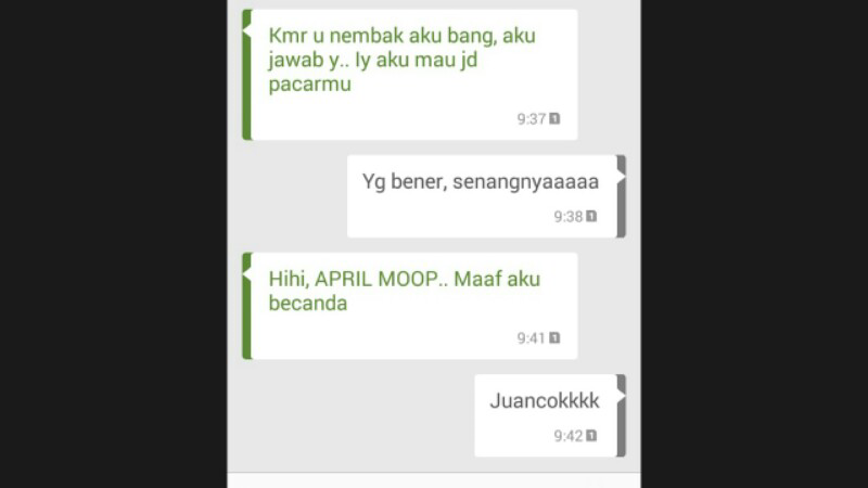 bagaimana perasaan agan agan klo dpt sms begini