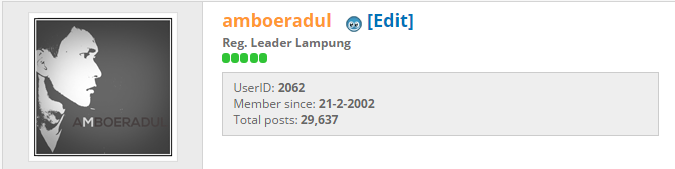 Selamat Bertugas Buat Om Amboeradul selaku Reg. Leader Lampung yang Baru