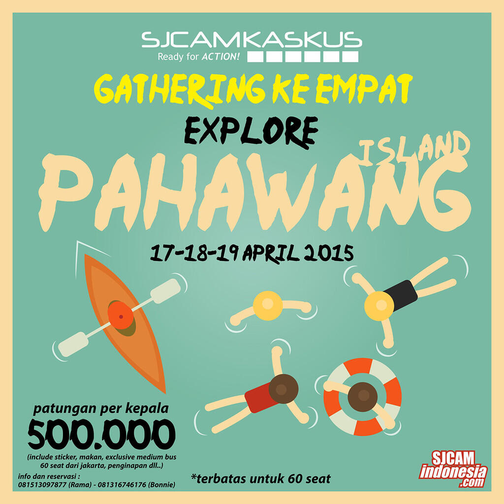 ## &#91;EVENT&#93; GATHERING KE EMPAT SJCAMKASKUS &quot;Explore Pahawang Island&quot;