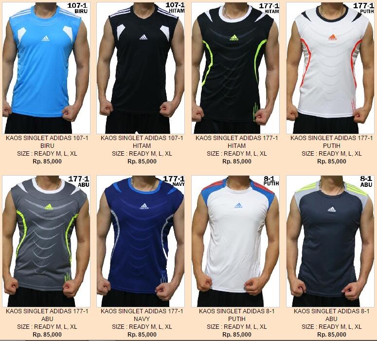 Terjual kaos singlet  olahraga futsal  sepakbola lari 