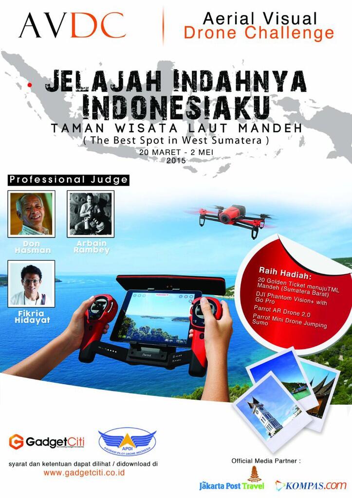 LOMBA FOTO DENGAN DRONE TINGKAT NASIONAL YANG PERTAMA