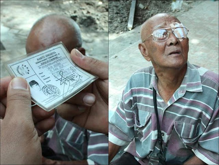 Veteran tukang timbang keliling, capek cari perhatian pemerintah