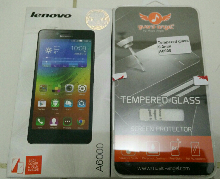 Jual Lenovo A6000 + Tempered Glass  KASKUS