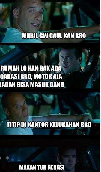 Beberapa meme buat pengendara mobil atau motor. Maaf kalo ga ngakak ya gans...