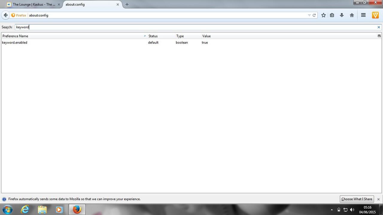 (Help) Cara Mengembalikan Search Engine Deafualt (google) Pada Firefox