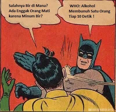 &#91;Ahok Masuk&#93; WHO: Alkohol Membunuh Satu Orang Tiap 10 Detik