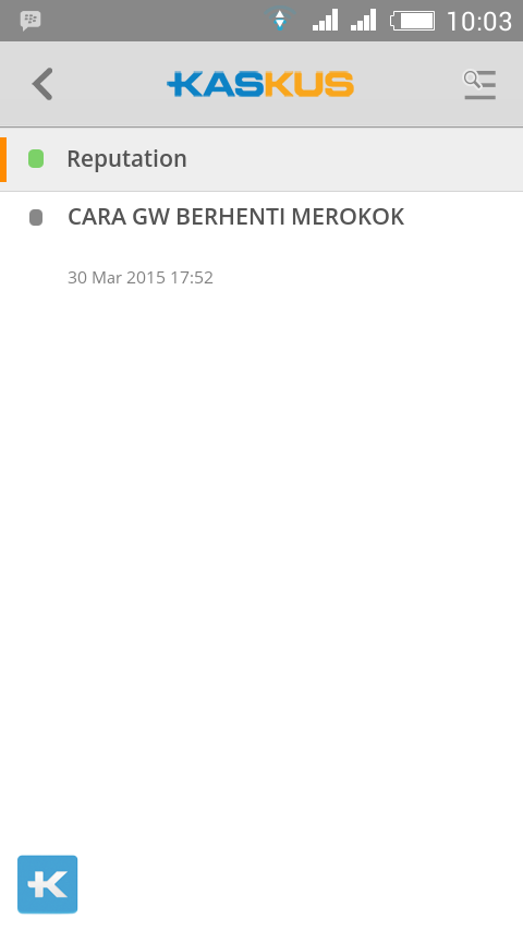 CARA GW BERHENTI MEROKOK