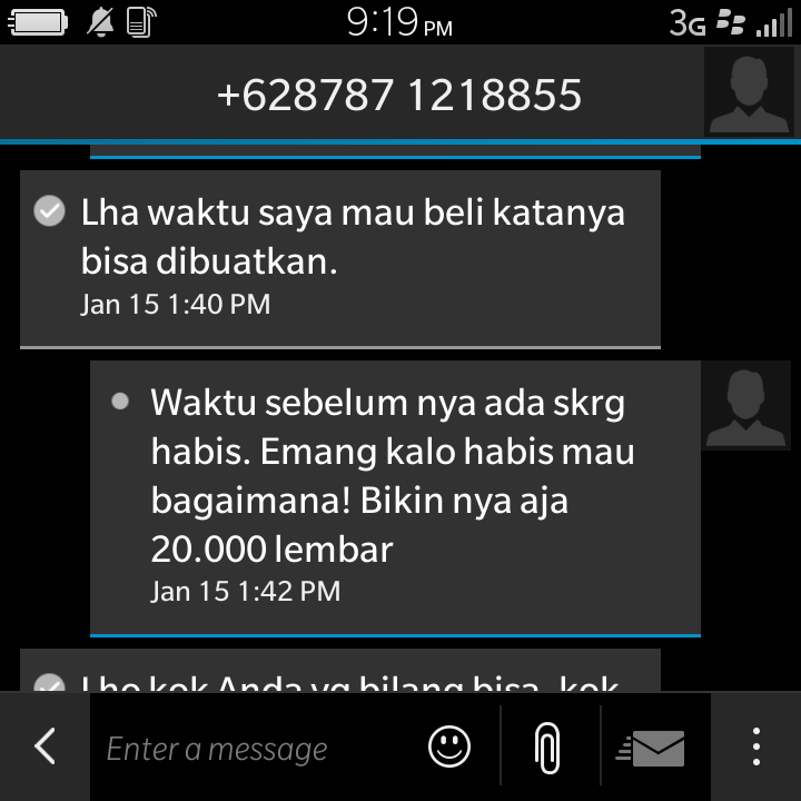 Testimoni membeli kacamata dari sdri. Merry yulia