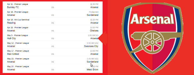 &#91;English Premier League&#93; Inpoh Update The Big Four Fixtures