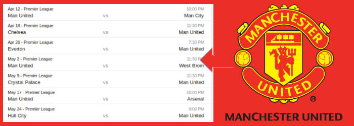 &#91;English Premier League&#93; Inpoh Update The Big Four Fixtures