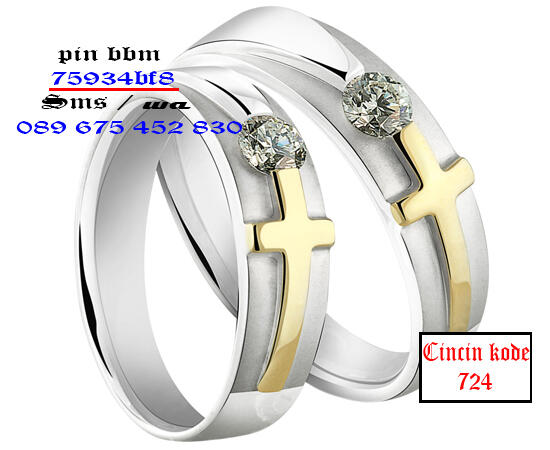 Terjual cincin kimpoi, nikah, tunangan, couple, perak ...