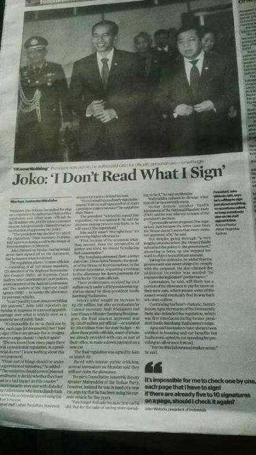 &#91;MAAF OOT&#93; Mau Nanya Gan Headline &quot;I DONT READ WHAT I SIGN&quot; Itu Koran Apa Ya?