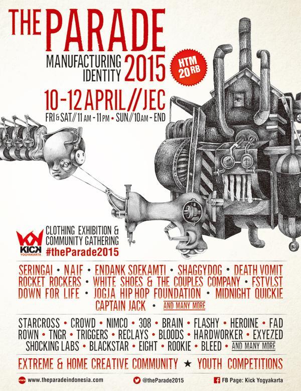 &#91;The Parade 2015&#93; Rundown dan Denah Lokasi 10 - 12 April