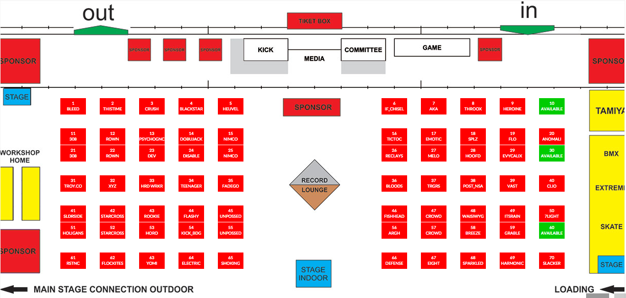 &#91;The Parade 2015&#93; Rundown dan Denah Lokasi 10 - 12 April