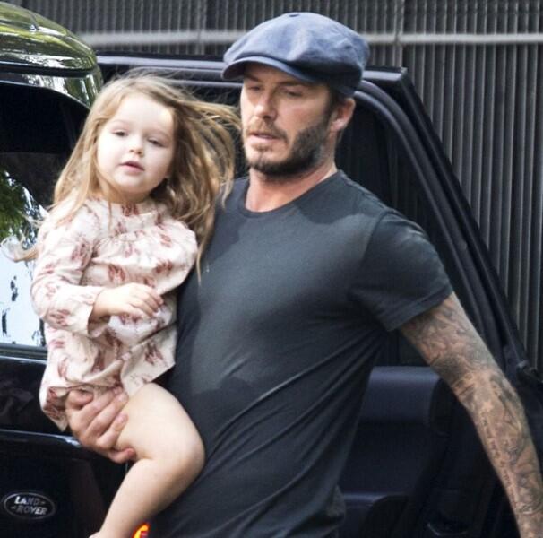 Kasih sayang David Beckham kepada anaknya...Good Father tulus