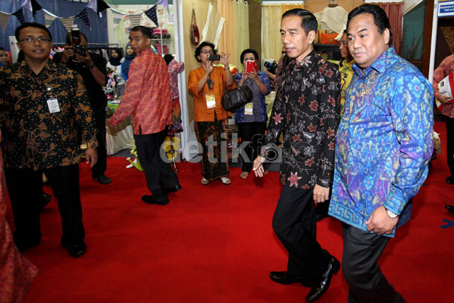 Hot Photo.. Presiden Jokowi Buka Inacraft 2015 gan..