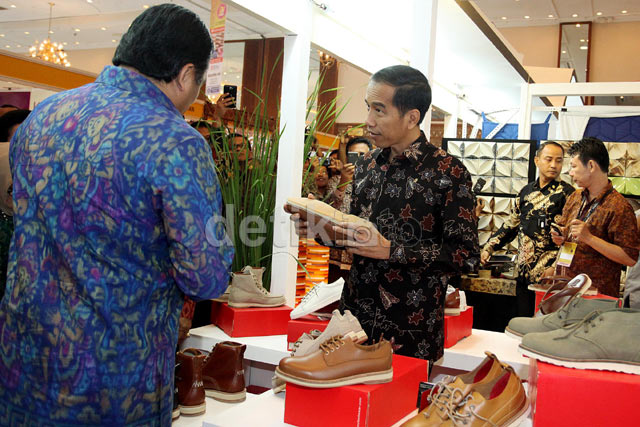 Hot Photo.. Presiden Jokowi Buka Inacraft 2015 gan..