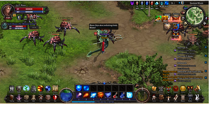 Arcane wars web base game Keren gan