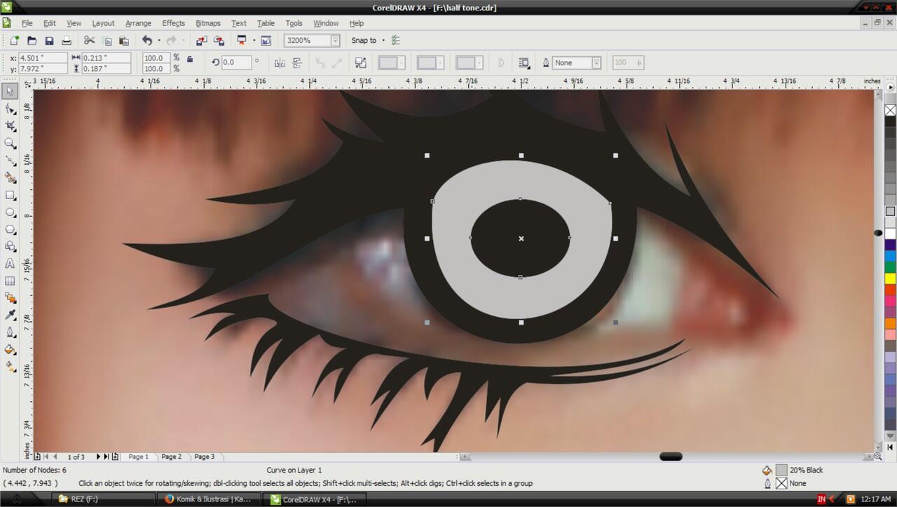 Sulap Foto Agan Jadi Karakter Komik Semi Realis Pake CORELDRAW X4
