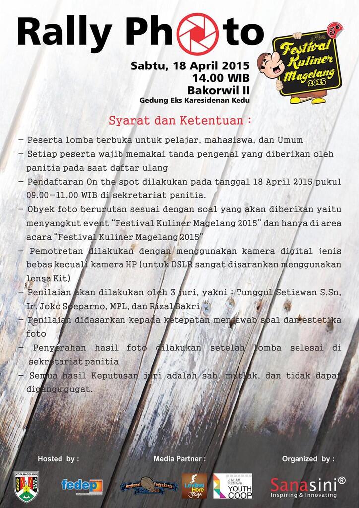 &#91;EVENT&#93; Rally Photo Festival Kuliner Magelang 2015