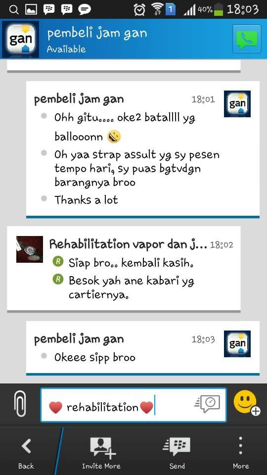KOMENTAR DAN KESAKSIAN PARA COSTUMER REHABILITATION SHOP