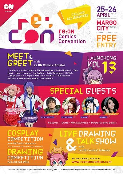 re:On Comics Convention, Ajang Kreatif Para Komikus dan Cosplayer Indonesia!
