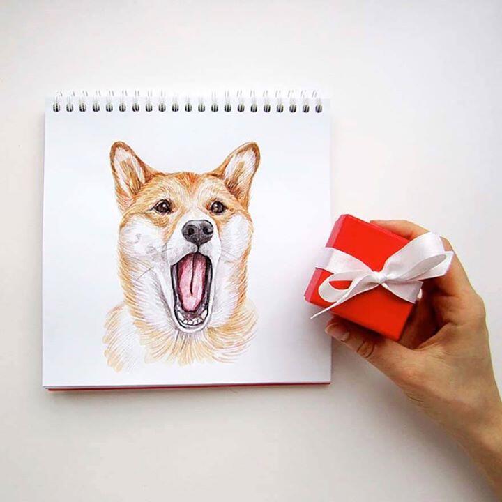 Lucunya Ilustrasi Anjing-Anjing Buatan Valerie Susik Ini
