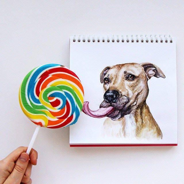 Lucunya Ilustrasi Anjing-Anjing Buatan Valerie Susik Ini