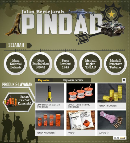 Jalan Bersejarah Pindad