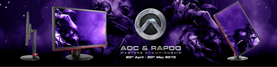 AOC resmi mengumumkan Turnamen eSports Online “AOC & Rapoo Masters Championship”.