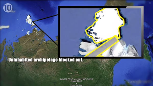 10 Tempat yang Disembunyikan Google Earth dari kamu
